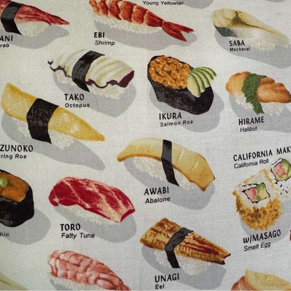 Sushi Pattern Accent Pillow - Picture 6 of 7